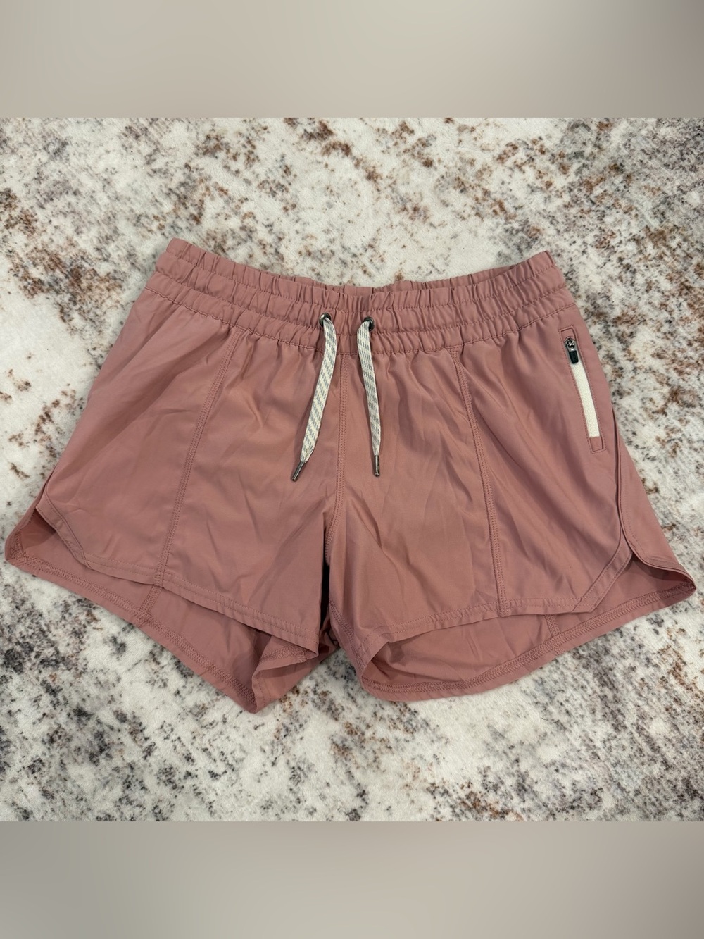 Vuori, Dash Short, Mauve Dust Running Athletic Activewear | Women's Small
